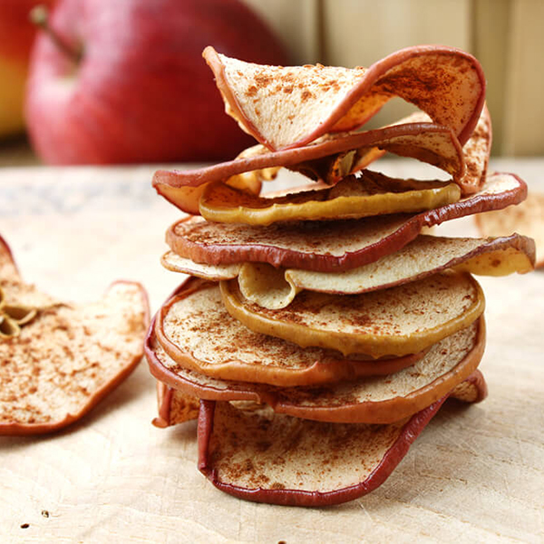 Dehydrated apple chips