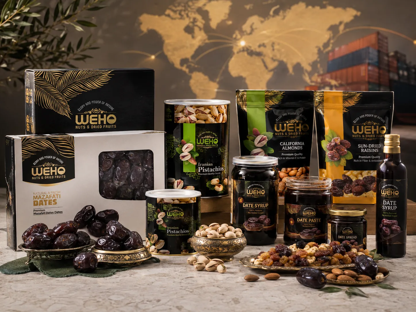 SHENO export-ready food products